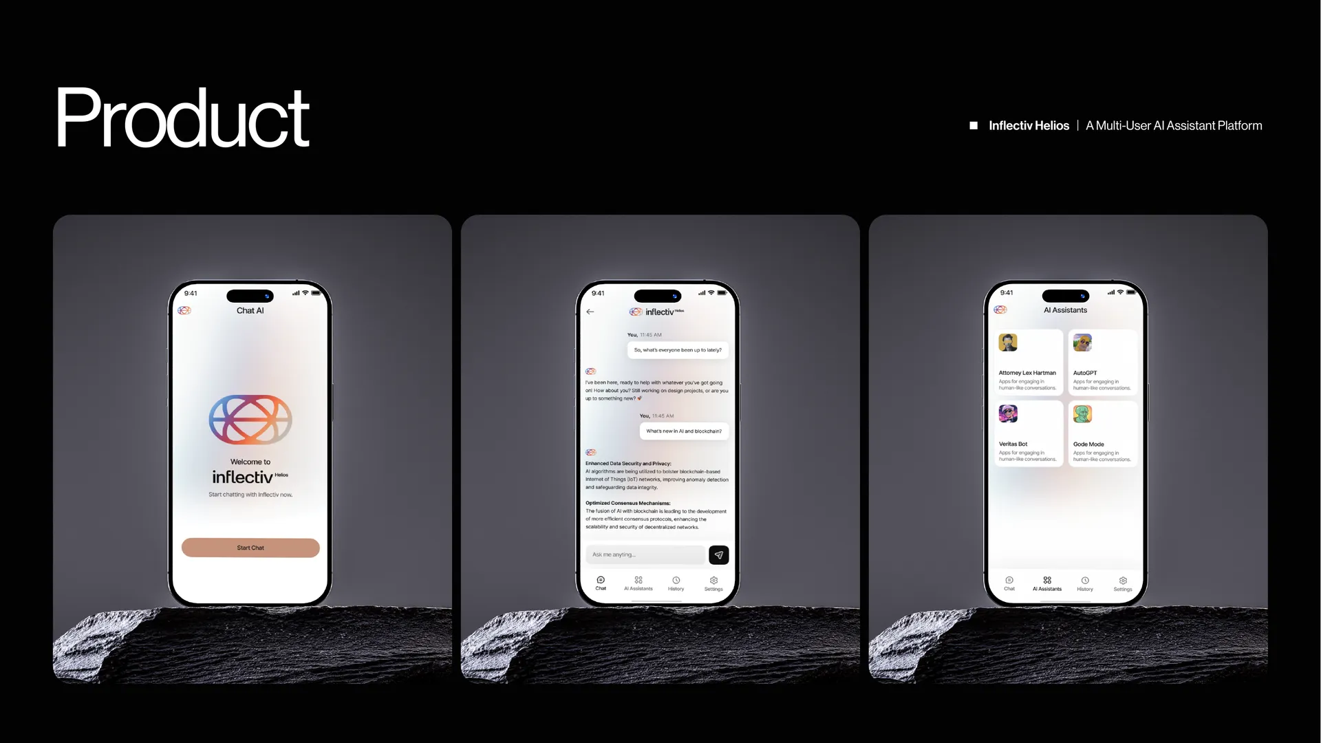 Inflectiv Helios — Multi-Assistant AI Platform — product preview